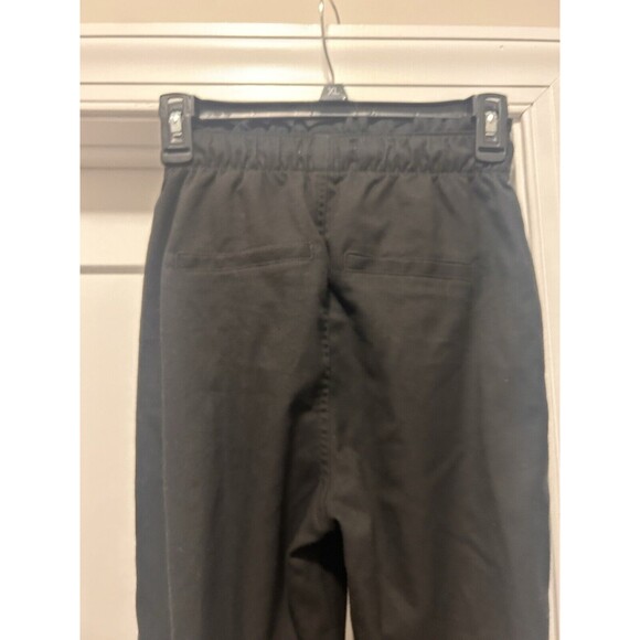 Abercrombie & Fitch Women’s Black Size XXS Linen Blend High-Rise Wide Leg Pants - Picture 5 of 6